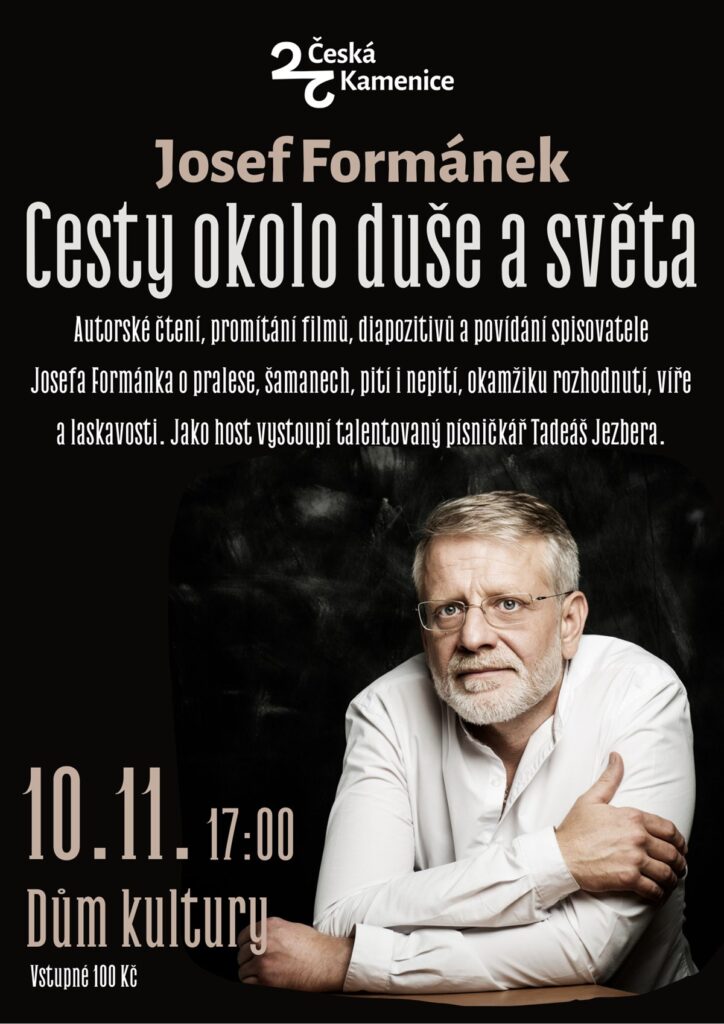 Plakát k přednášce J. Formánka