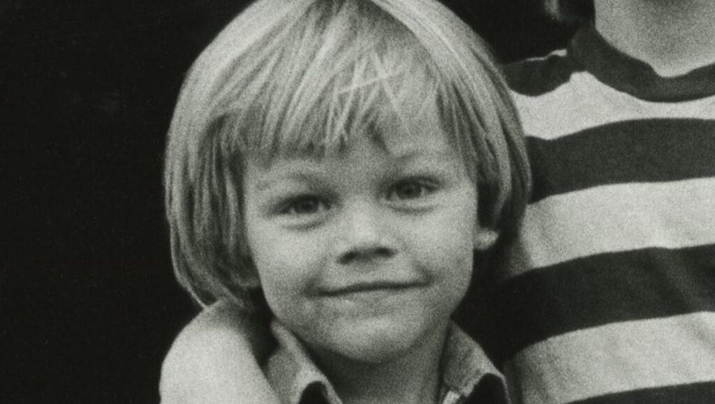 Leonardo DiCaprio as a child