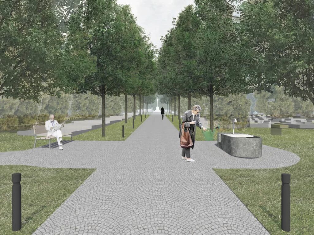 Revitalizace hřbitova v České Kamenici