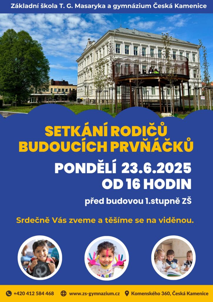 Setkání rodičů - plakát