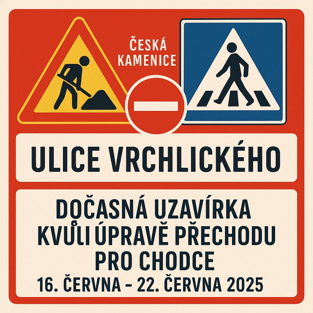 Uzavírka ul. Vrchlického