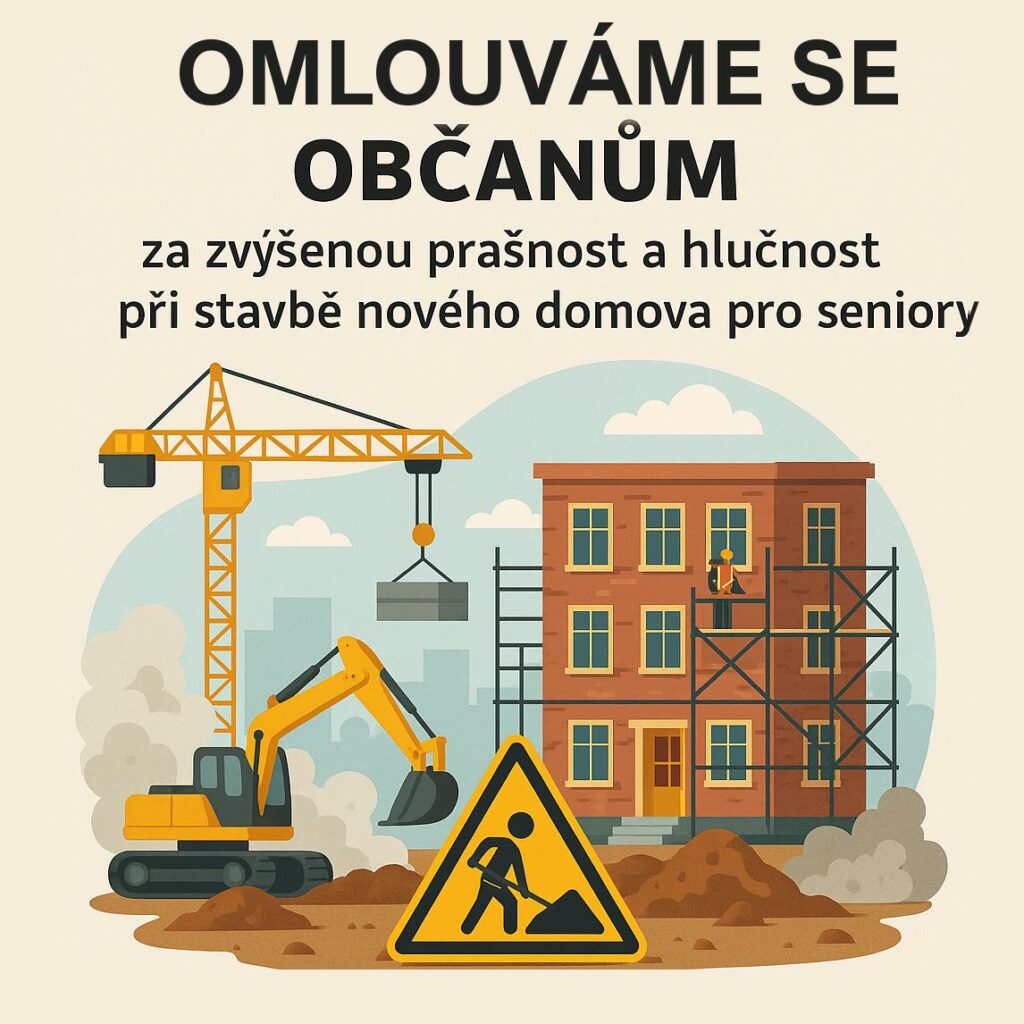 Omluva občanům - hluk a prach v neděli