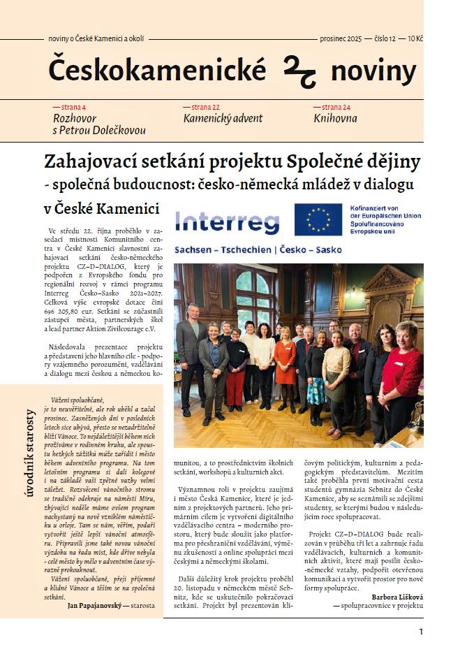 Českokamenické noviny 12/2025