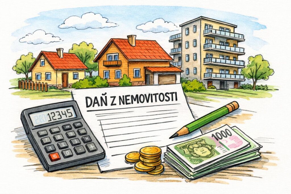Ilustrace k dani z nemovitostí
