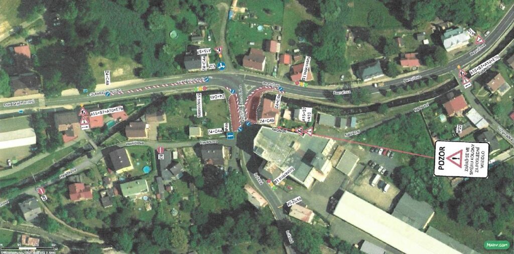 Dopravní opatření Lužická