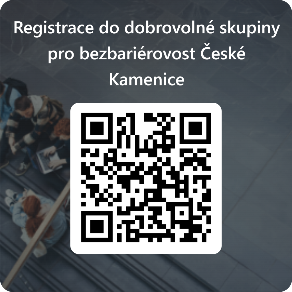 Registrace do skupiny pro bezbariérovost