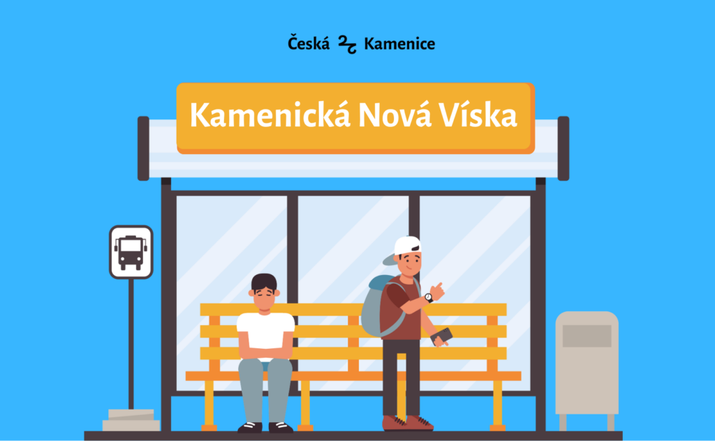 Autobusové nástupiště Kamenická Nová Víska