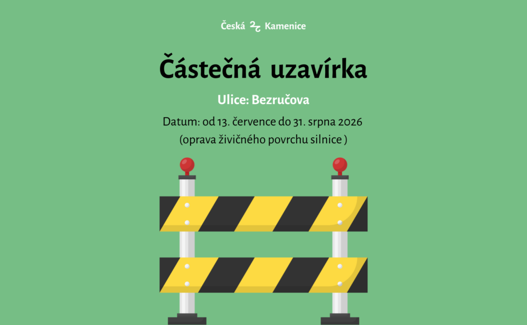částečná uzavírka BEzručova