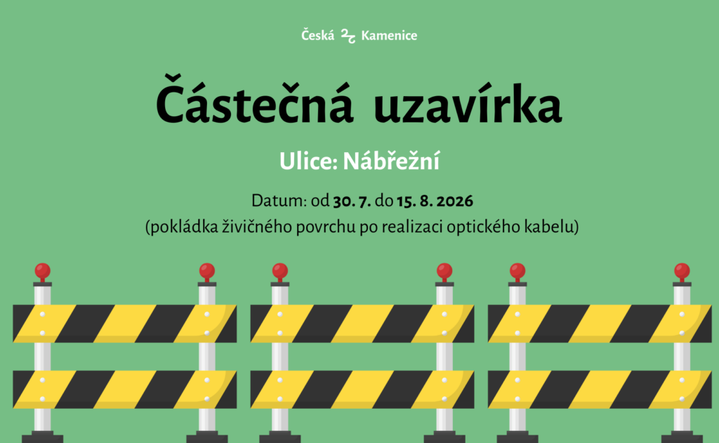 Částečná uzavírka Nábřežní ul.