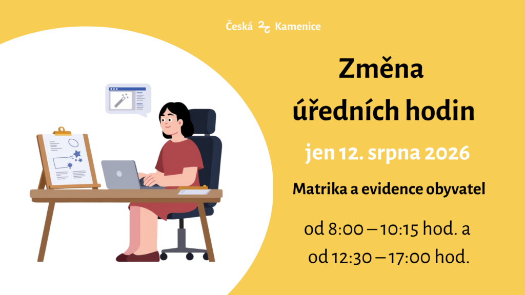 Změna - matrika 12.8.2026